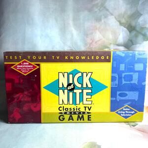 Vintage Nick At Nite Classic TV Trivia Game Board Game